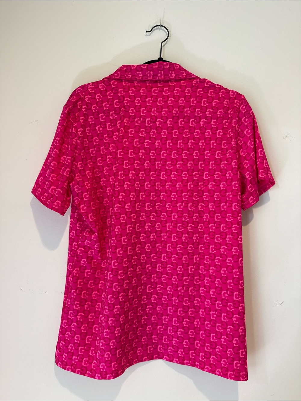 GFORE Women’s Pink Patterned G Polo, Sz XL - Picture 5 of 5